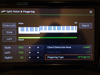 7_aifingered Menu on screen.