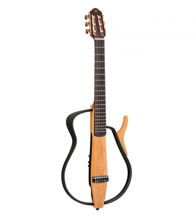 SLG100N Electric guitar with an open body.