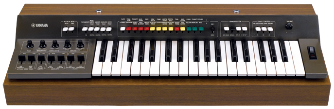 Yamaha-SY-1 Vintage Yamaha SY 1 synthesizer keyboard.