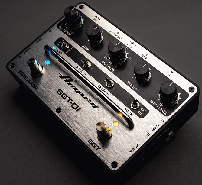 An Ampeg bass preamp and DI pedal.